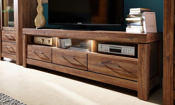 SKRINKA POD TV, farba duba, 200/60/54 cm Welnova - TV nábytok