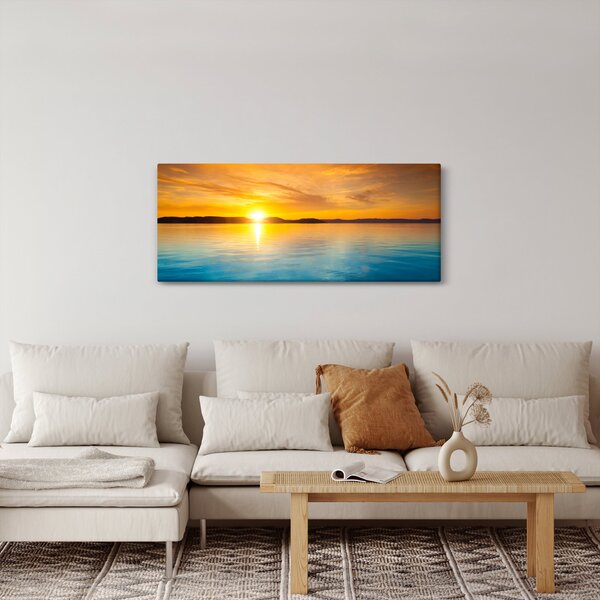 Obraz východu slnka (120x50 cm)