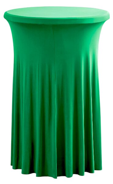 TENTino Elastický obrus SKIRTING na koktailový bistro stôl 80 cm VIAC FARIEB Farba obrusu: ZELENÁ / GREEN