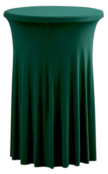 TENTino Elastický obrus SKIRTING na koktailový bistro stôl 80 cm VIAC FARIEB Farba obrusu: ZELENÁ / GREEN
