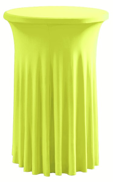 TENTino Elastický obrus SKIRTING na koktailový bistro stôl 80 cm VIAC FARIEB Farba obrusu: ZELENÁ / GREEN