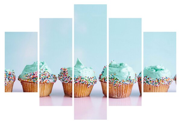 Obraz cupcakes (150x105 cm)