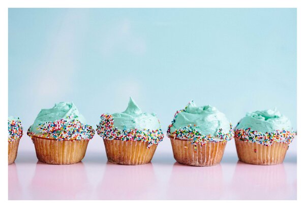Obraz cupcakes (90x60 cm)