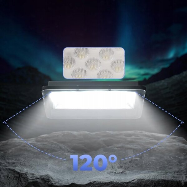 LED vonkajší reflektor LED/100W/230V 4500K IP65 sivý