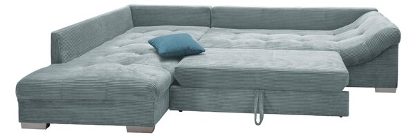 ROHOVÁ SEDAČKA, textil, svetlomodrá P & B - Sedačky, Online Only