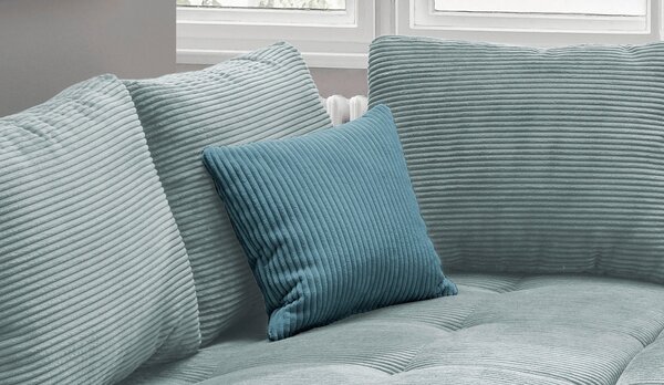 ROHOVÁ SEDAČKA, textil, svetlomodrá P & B - Sedačky, Online Only