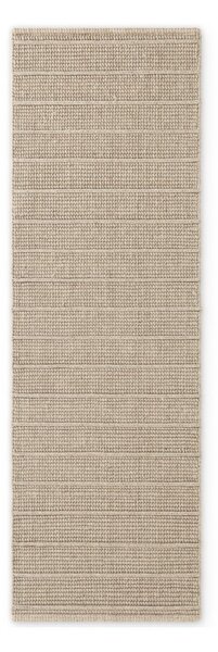 Béžový ručne tkaný vlnený behúň 80x250 cm Camden Parker – Ted Baker