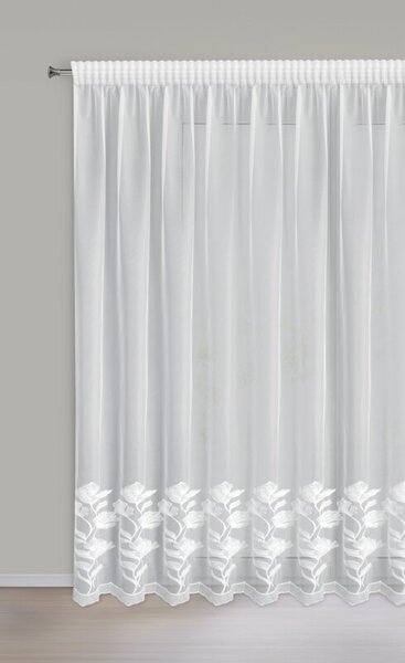 Dekorstudio Záclona CHARLI s riasiacou páskou 350x250cm - biela