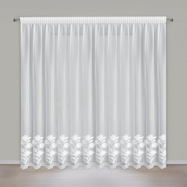 Dekorstudio Záclona CHARLI s riasiacou páskou 350x250cm - biela