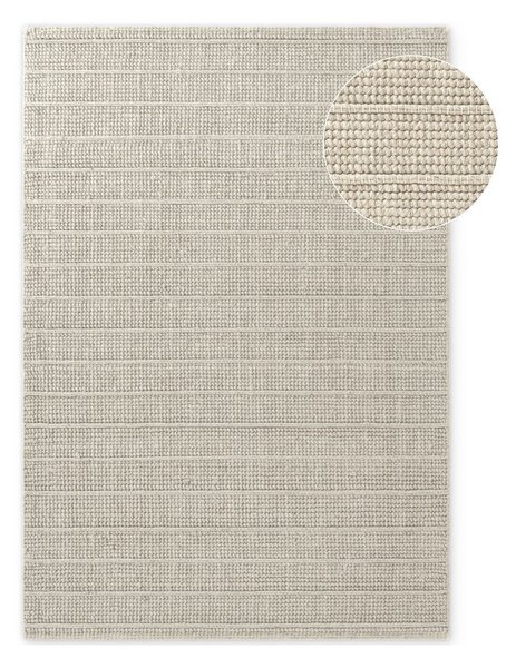 Krémový ručne tkaný vlnený koberec 80x150 cm Camden Parker – Ted Baker