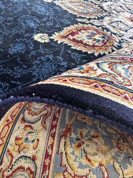 BE Koberec Sultan 1203 BLUE – modrý béžový obdĺžnikový Rozmer: 150x225 cm