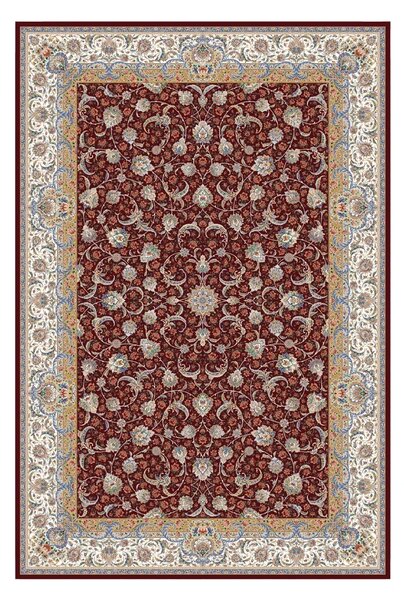 Koberec Sultan 1200 Red – červený orientálny vzor, 100% viskóza Rozmer: 150x225 cm