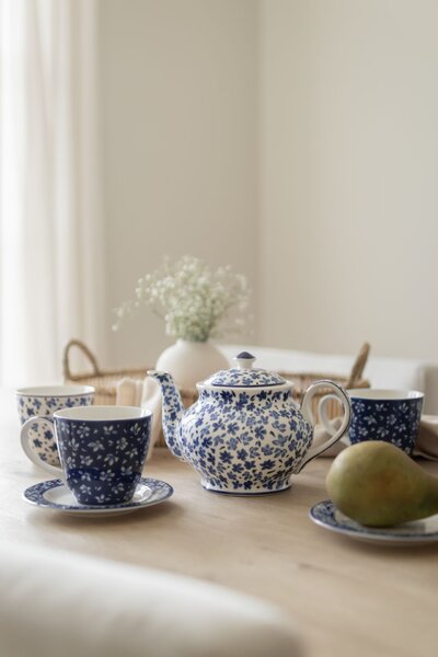 Porcelánový tanier Dahla Blue 15 cm