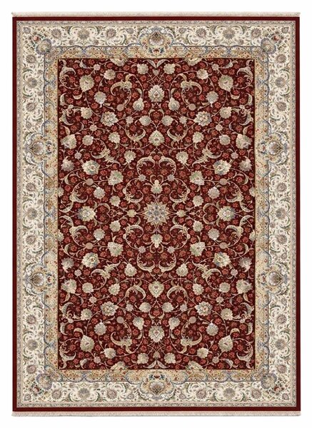 Koberec Sultan 1200 Red – červený orientálny vzor, 100% viskóza Rozmer: 150x225 cm