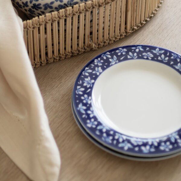 Porcelánový tanier Dahla Blue 15 cm