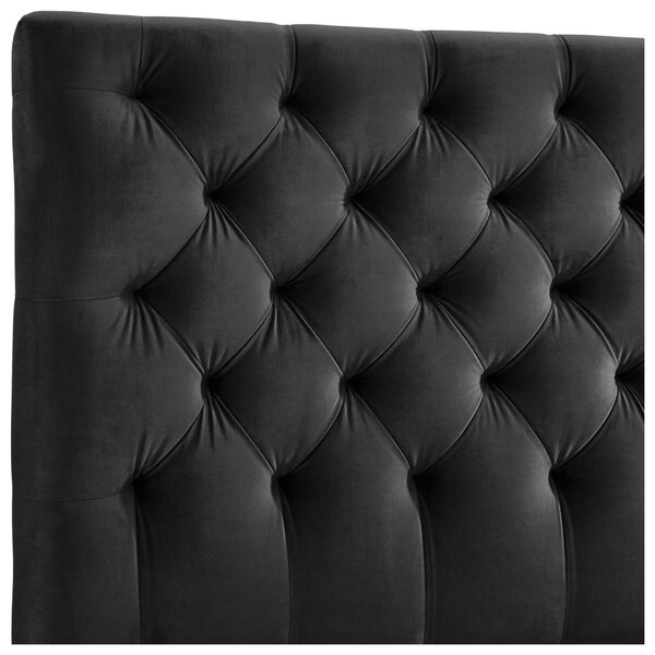 ČALÚNENÁ POSTEĽ, 180/200 cm, čierna Ambia Home - Postele