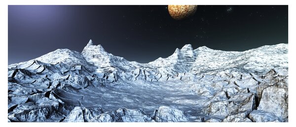 Obraz vesmíru (120x50 cm)