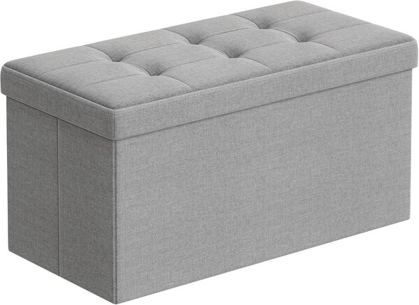 ÚLOŽNÝ BOX NA SEDENIE, textil, kompozitné drevo, 76/38/38 cm - Kreslá, Online Only