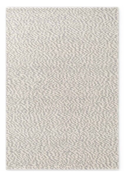 Svetlosivý/krémový ručne tkaný vlnený koberec 200x290 cm Lyon Beans – Elle Decoration