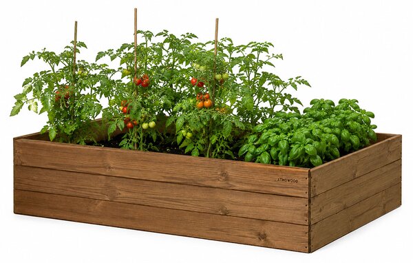 ATMOWOOD Vyvýšený záhon Thermowood 160 × 100 × 35 cm