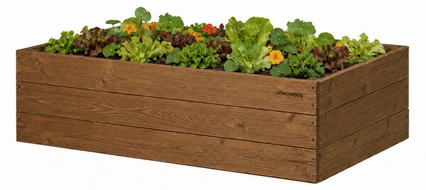 ATMOWOOD Vyvýšený záhon Thermowood 120 × 60 × 35 cm