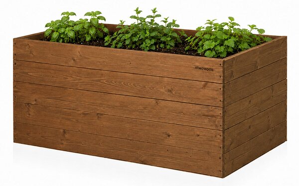 ATMOWOOD Vyvýšený záhon Thermowood 120 × 60 × 60 cm