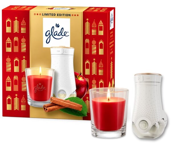 GLADE ONE Twinkling Apple & Cinnamon vianočná darčeková sada