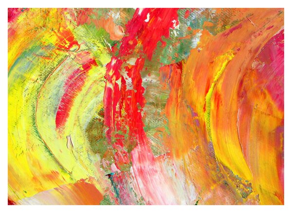 Obraz abstrakcie - maľba (70x50 cm)