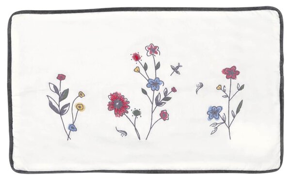 Bavlnený poťah na vankúš Venissa White Embroidery 30 × 50 cm