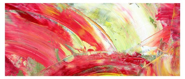 Obraz abstrakcie - maľba (120x50 cm)