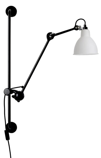 Nástenné Svietidlo Lampe Gras, 201 Round, Čierna, Obývacia izba, Kov, Dizajnový