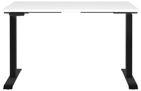 PÍSACÍ STÔL, čierna, biela, 120/80/72-118 cm Novel - Kancelárske stoly