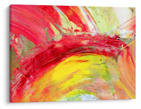 Obraz abstrakcie - maľba (70x50 cm)