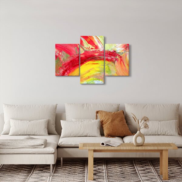 Obraz abstrakcie - maľba (90x60 cm)