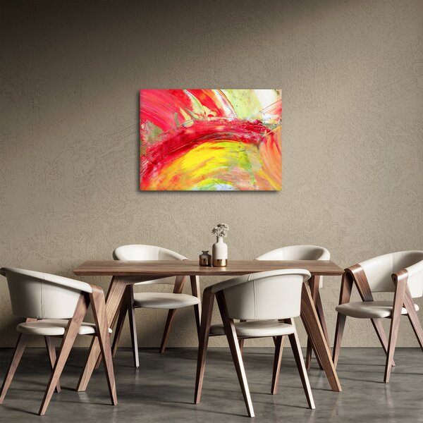Obraz abstrakcie - maľba (70x50 cm)