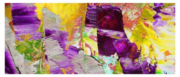 Obraz abstrakcie - maľba (120x50 cm)