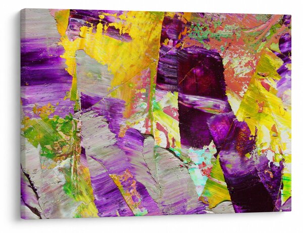 Obraz abstrakcie - maľba (70x50 cm)