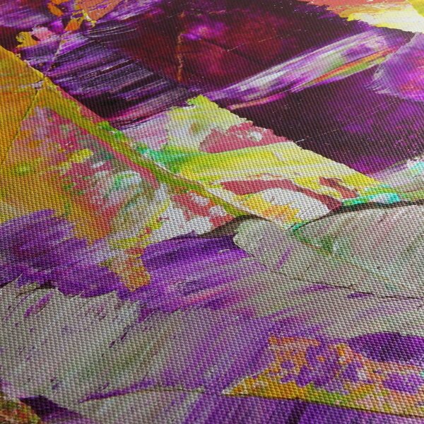 Obraz abstrakcie - maľba (120x50 cm)
