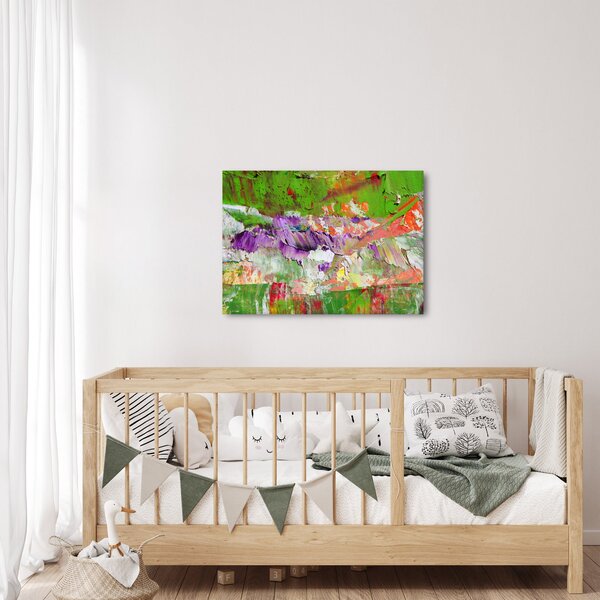 Obraz abstrakcie - maľba (70x50 cm)
