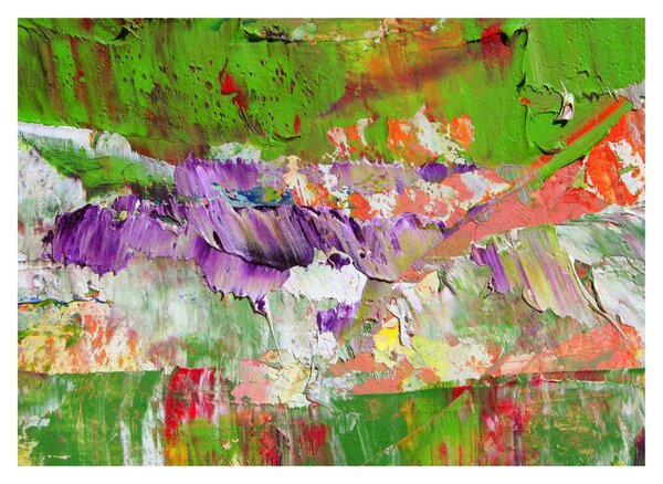Obraz abstrakcie - maľba (70x50 cm)