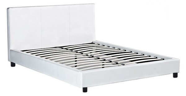 BeComfort biela manželská posteľ s rámom 180 x 200 cm Ak-02-W