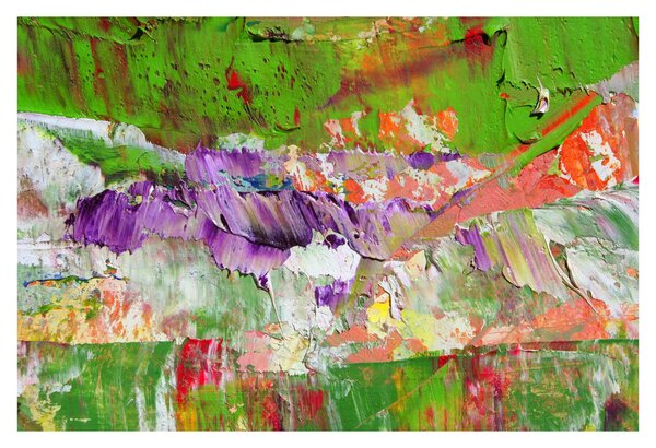 Obraz abstrakcie - maľba (90x60 cm)