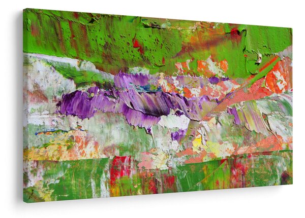 Obraz abstrakcie - maľba (90x60 cm)