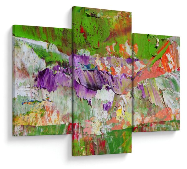 Obraz abstrakcie - maľba (90x60 cm)