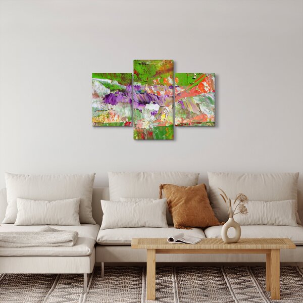 Obraz abstrakcie - maľba (90x60 cm)