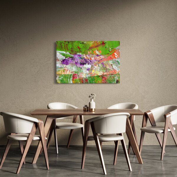 Obraz abstrakcie - maľba (90x60 cm)