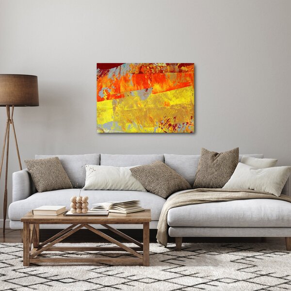 Obraz abstrakcie - maľba (70x50 cm)
