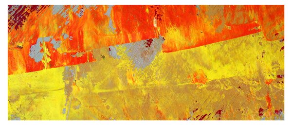 Obraz abstrakcie - maľba (120x50 cm)
