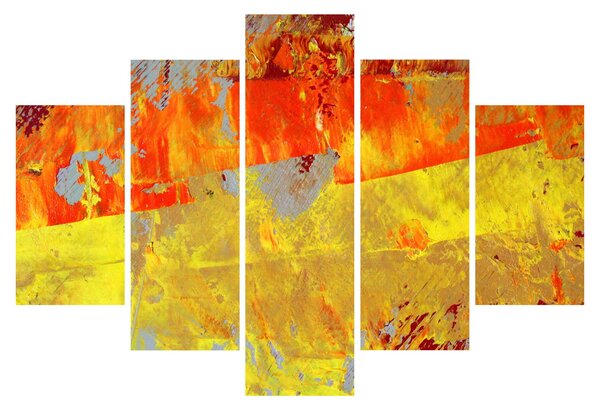 Obraz abstrakcie - maľba (150x105 cm)