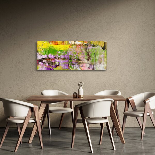 Obraz abstrakcie - maľba (120x50 cm)